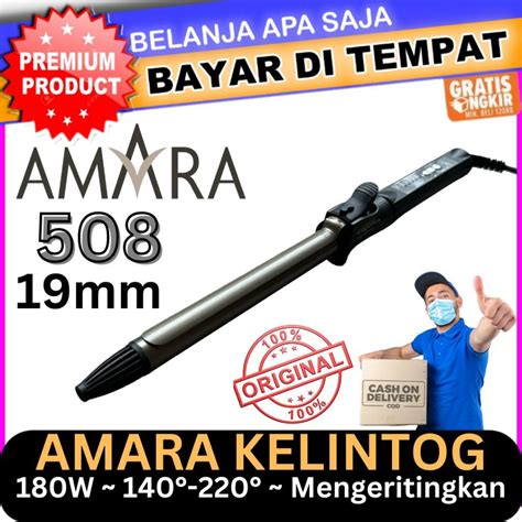 Jual Amara Klintong Am Professional Curling Tong Curly Hair