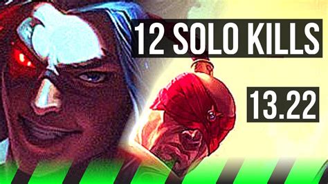 KAYN Vs LEE SIN JNG 12 Solo Kills 2 3M Mastery Legendary 24 5 5