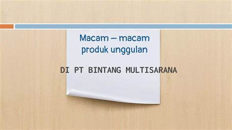 product knowledge pptx