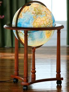 KINGSLEY - National Geographic Illuminated Floor Standing World Globe ...