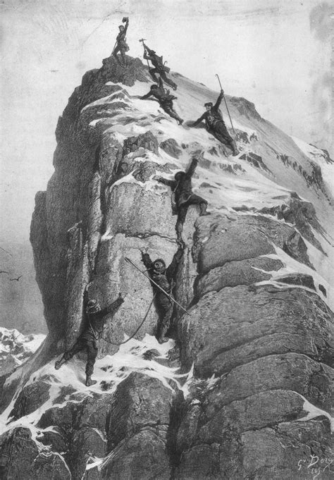 The First Ascent Of The Matterhorn In 1865 Matterhorn Chalets