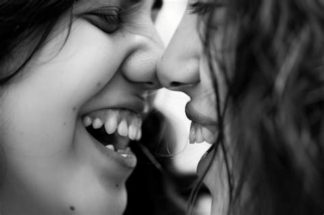 Black White Girls Kissing Images Free Download On Freepik