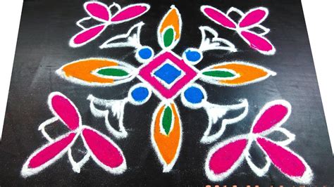 Easy Kolam Techiques Varalakshmi Vratham Unique Rangoli Design