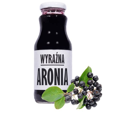 Sok aronia 100 aroniowy NFC sok z aronii 250ml naturalny do syropów