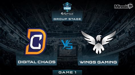 Digital Chaos Vs Wings Gaming Esl One Genting Groupstage