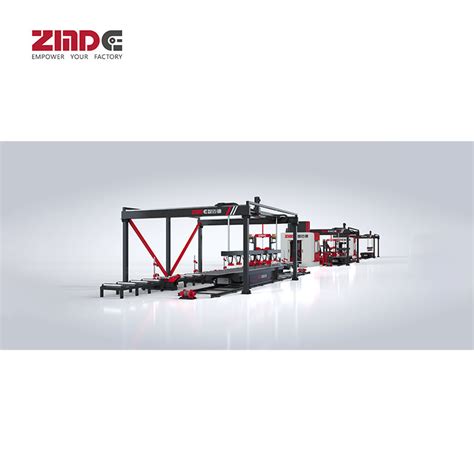 Zmde Fully Automated Steel Construction Assembly Line H Beam Welding