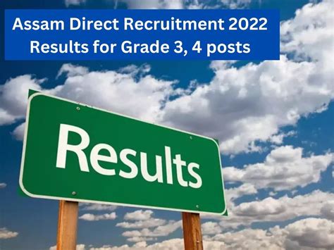 Assam Direct Recruitment Result 2022 Expected To Be Released Today On