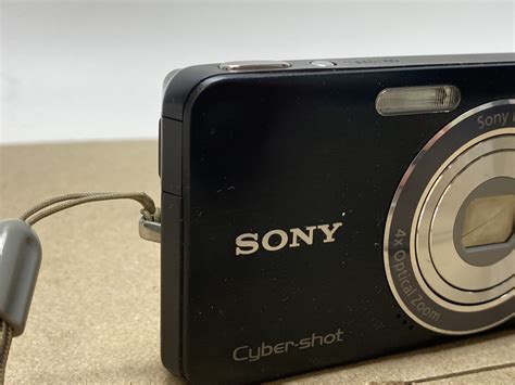 Sony Cyber Shot Dsc W Mp Digital Camera Black For Parts Does Not