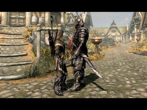 Skyrim Special Edition Ebony Warrior YouTube