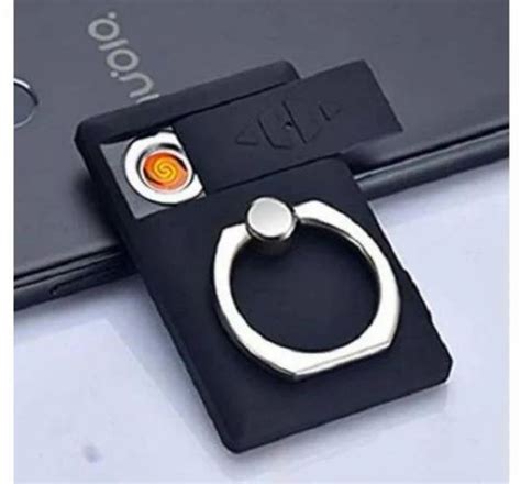 Black Plastic Mobile Back USB Ring Lighter at Rs 150/piece in Bhopal ...