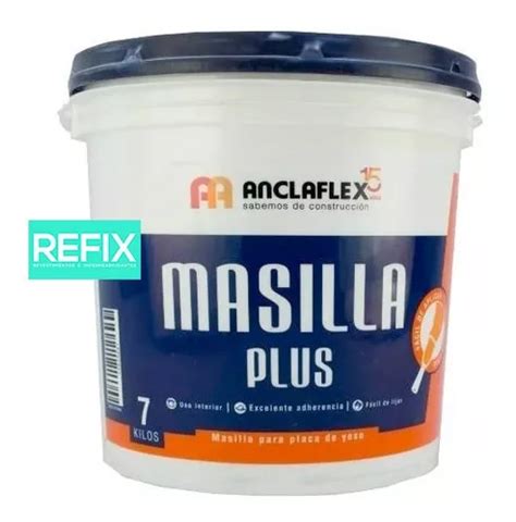 Anclaflex Placas De Yeso Durlock Masilla 7 Kg