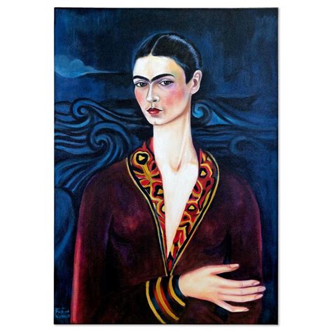 Obraz Malowany Frida Kahlo Autoportret 50x70cm