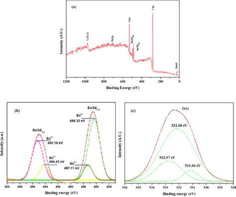 Xps Spectra Of A Full Spectrum B Sn3d And C O1s Download