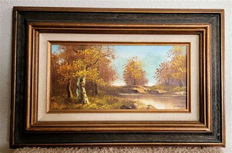 Vintage Landscape Oil Painting Signed Williams Framed Ebay