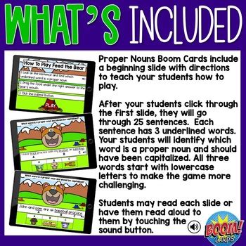 Proper Nouns Boom Cards No Prep Digital Game By Growing With Ms Greenlee