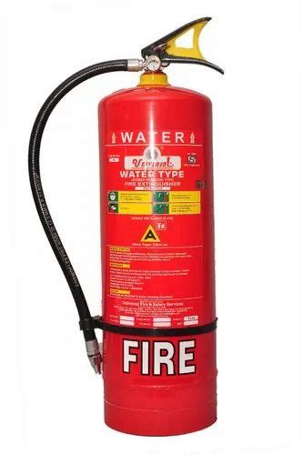 Red Mild Steel Water Co2 Fire Extinguisher Stored Pressure Type