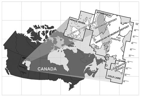 1 Location Of Alberta S Oil Sands Areas And Selected Deposits Source