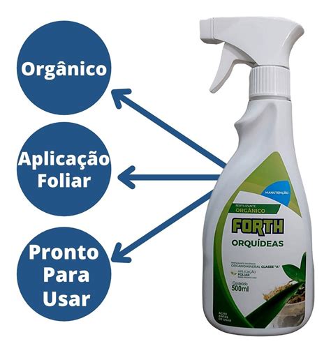 Kit Fertilizante Forth Orquídeas Manutenção E Floração 500ml MercadoLivre