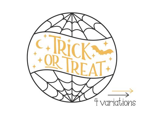 Door Hanger Svg Halloween Sign Svg Round Door Sign Svg Etsy