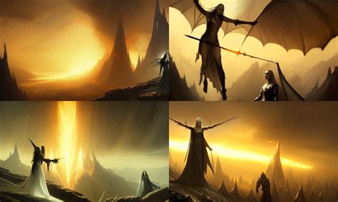 Morgoth Is Defeated By Galadriel And She Liberates Middle Earth From