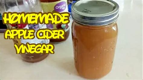 Home Made Apple Cider Vinegar Youtube