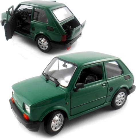 Welly Fiat 126P Maluch Model Prl 1 21 Jasnozielony 24066GREEN Ceny I