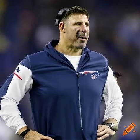 Mike Vrabel As Head Coach Of The New England Patriots On Craiyon