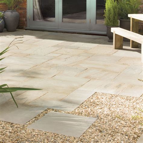 Natural Stone Paving Slab BRADSTONE Textured For Public Spaces