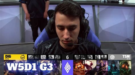 Dignitas Vs TSM Week 5 Day 1 S11 LCS Summer 2021 DIG Vs TSM W5D1