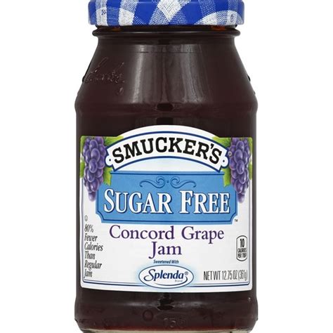 Smucker's Jam, Sugar Free, Concord Grape (12.75 oz) - Instacart