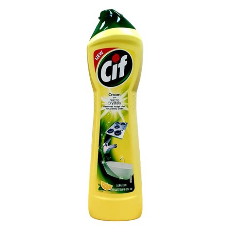 Cif Cream Cleaner Lemon 500ml Litelines