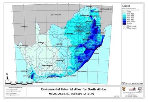 Rainfall Map South Africa - Rainwater harvesting systems design and ...