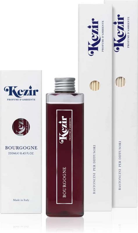 Kezir Bourgondi Navul Fles Italiaanse Natuurlijke Parfum Voor