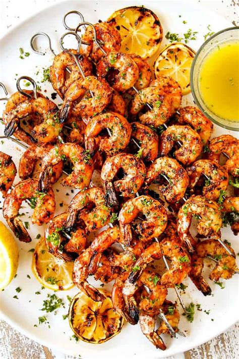 Grilled Shrimp with Lemon Parsley Butter + Video (STOVE & OVEN DIRECTIONS)