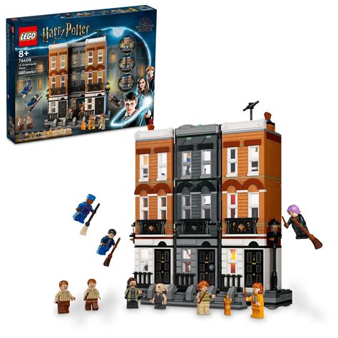 LEGO Harry Potter 12 Grimmauld Place 76408 Building Toy Set for Kids ...