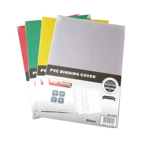 High Quality A A Clear Colored Pvc Binding Covers Wallisplastic