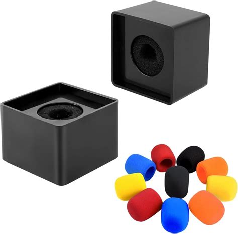 Amazon RETON 2 Pack Microphone Flag Station Square Cube Shaped