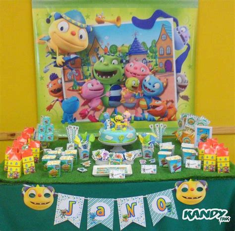 Henry Hugglemonster Birthday Party Ideas | Photo 1 of 7 | Twin birthday ...