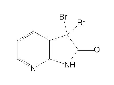 3 3 Dibromo 1 3 Dihydro 2H Pyrrolo 2 3 B Pyridin 2 One C7H4Br2N2O