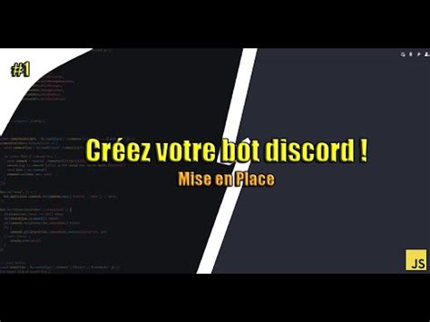 Cr Er Votre Propre Discord Mise En Place Discord Js V