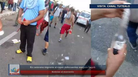 En caravana migrante sí viajan delincuentes Segob Vídeo Dailymotion