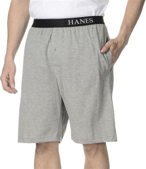 Hanes Big Mens 4xl 5xl Knit Sleep Shorts 2 Pack Same Comfort Flex