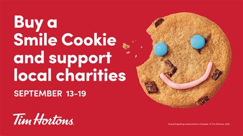 Tim Hortons Annual Smile Cookie Campaign Is Back On September In