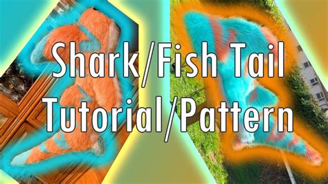 Sharkfish Tail Tutorialpattern For Fursuitcosplay Youtube