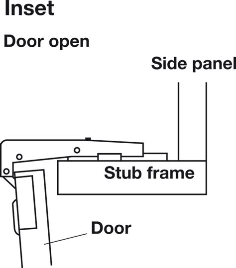 Blind Corner Concealed Hinge Salice Opening Angle Overlay