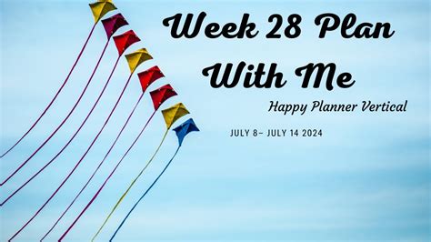 Week Plan With Me Using Lawn Fawn Stamps Youtube