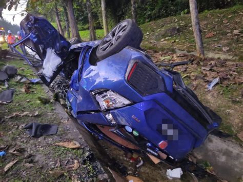 Anggota Polis Maut Kereta Terbabas Langgar Ular Kosmo Digital