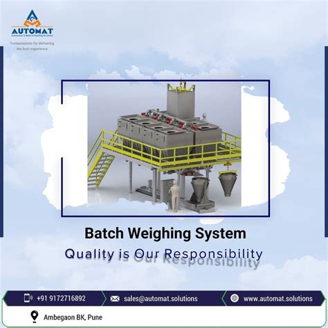 Tank Weighing System Batch Weighing System Manufacturer From Pune