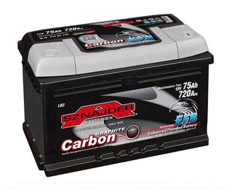 Akumulator Sznajder Carbon EFB 12V 75Ah 720A P 57508 za 539 zł z