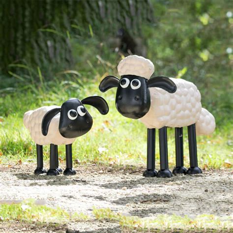 Fiberglass Large Sheep Garden Ornament Statue - SevenTreeSculpture